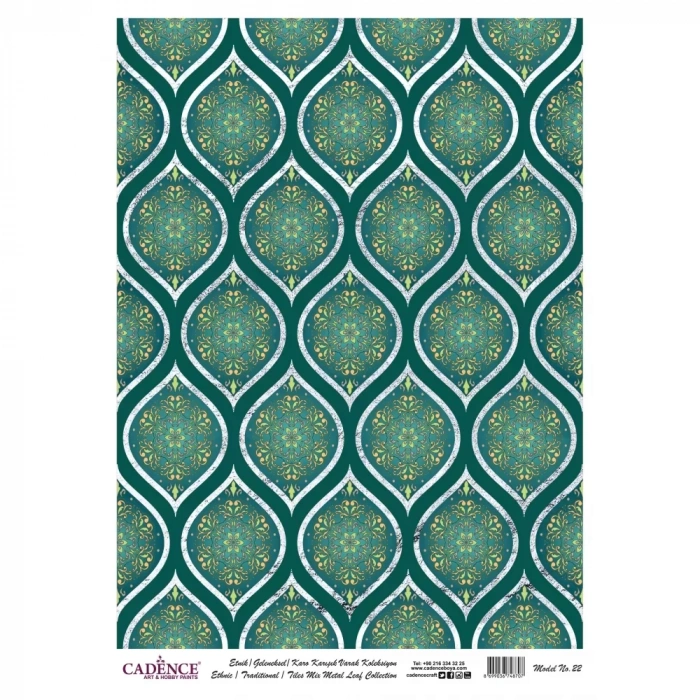 VARAK GÜMÜŞ PİRİNÇ DEKOPAJ MODEL-22 30X42