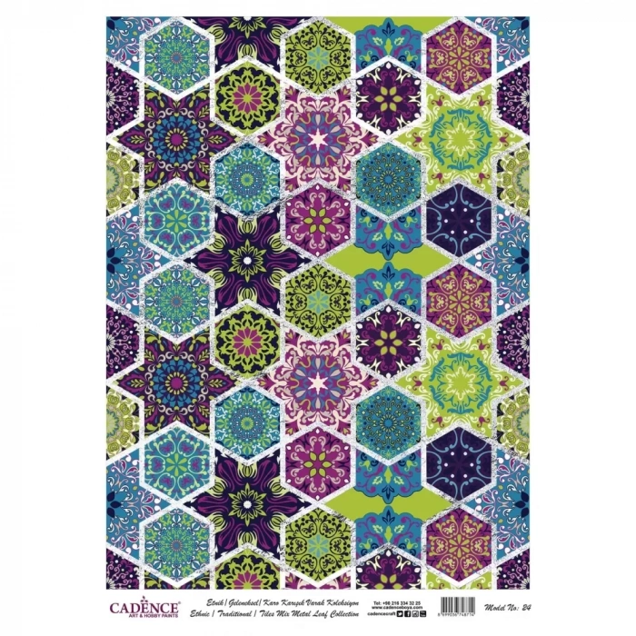 VARAK GÜMÜŞ PİRİNÇ DEKOPAJ MODEL-24 30X42