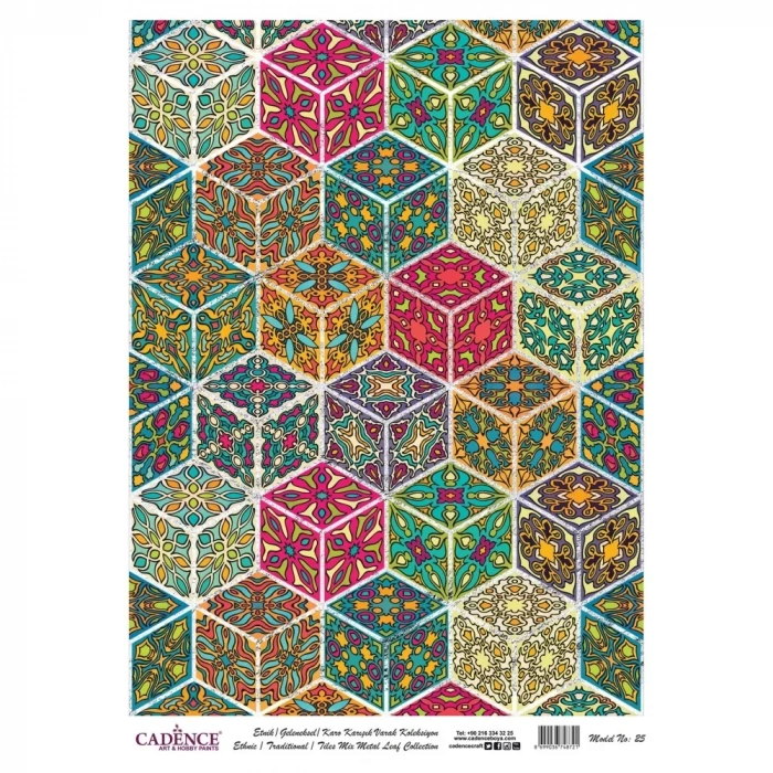 VARAK GÜMÜŞ PİRİNÇ DEKOPAJ MODEL-25 30X42