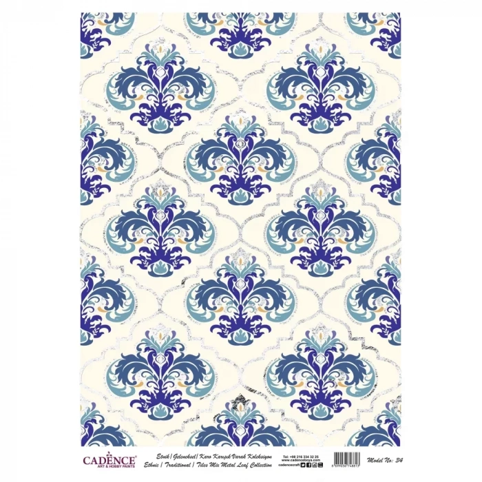 VARAK GÜMÜŞ PİRİNÇ DEKOPAJ MODEL-34 30X42