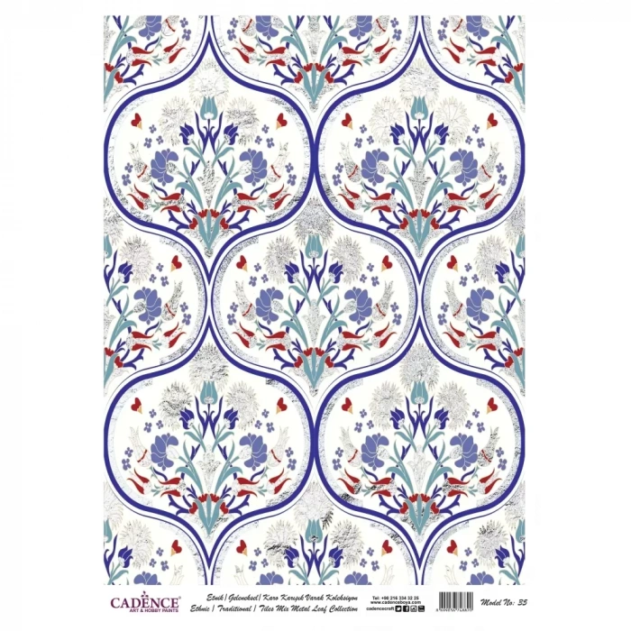 VARAK GÜMÜŞ PİRİNÇ DEKOPAJ MODEL-35 30X42