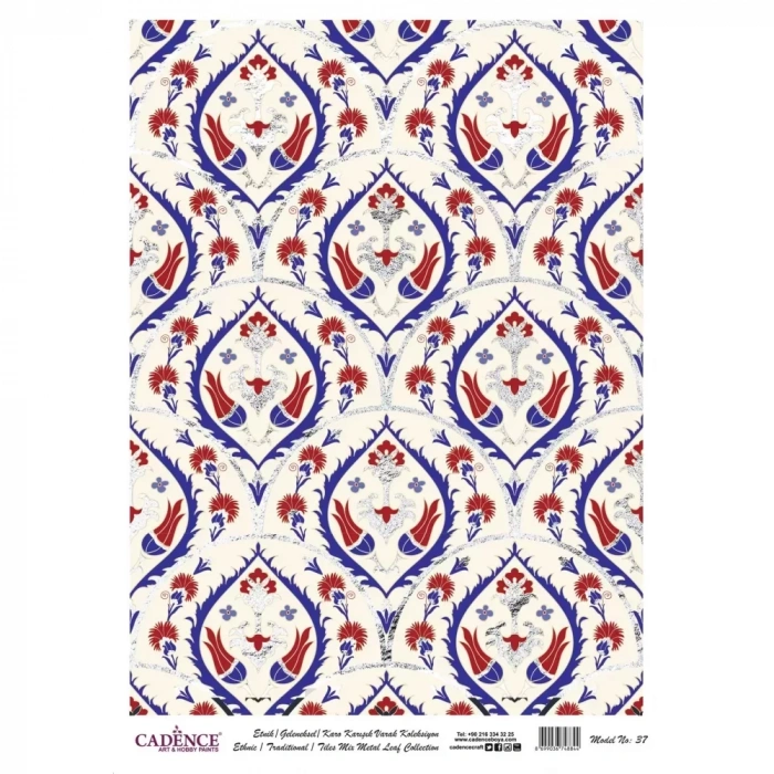 VARAK GÜMÜŞ PİRİNÇ DEKOPAJ MODEL-37 30X42