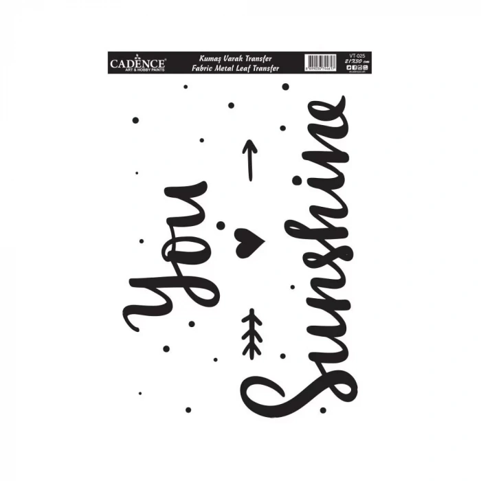 VARAK KUMAŞ ALTIN TRANSFER VT-025 21X30