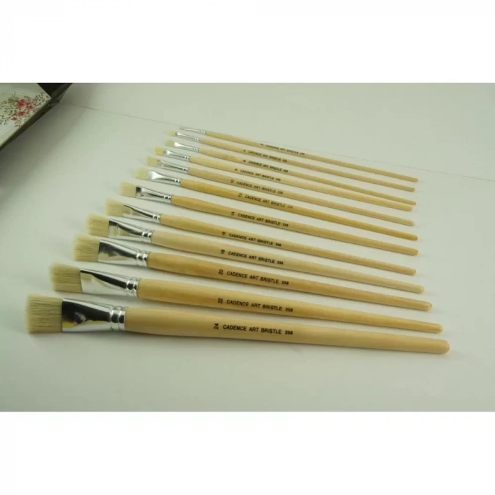 YAĞLI BOYA KIL FIRÇA YASSI UÇ CA-258 NO:8