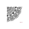 HOME DECOR MİNİ STENCIL HDM-110 25X25