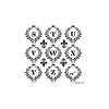 HOME DECOR MİNİ STENCIL HDM-16 25X25