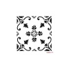 HOME DECOR MİNİ STENCIL HDM-177 25X25