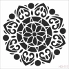 HOME DECOR STENCIL HD-117 45X45