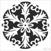 HOME DECOR STENCIL HD-118 45X45