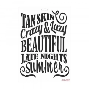 A4 SERİSİ STENCIL AS602 21X29