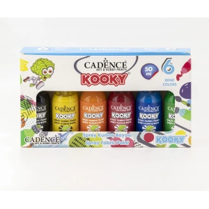 CADENCE KOOKY SPREY KUMAŞ BOYA 6LI 50ML