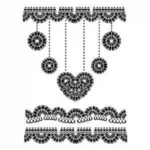 DANTEL SERİSİ STENCIL DS12 25X35