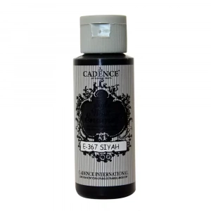 ENAMEL CAM BOYASI E-367 SİYAH 59ML