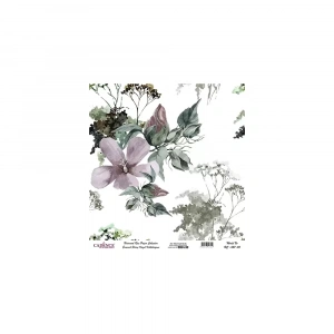 EVRENSEL PİRİNÇ KAĞIT KOLEKSİYON BEYAZ ZEMİN UC-027 30X30