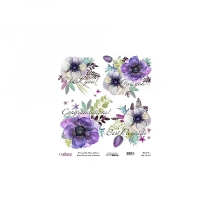 EVRENSEL PİRİNÇ KAĞIT KOLEKSİYON BEYAZ ZEMİN UC-110 30X30