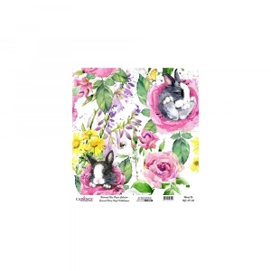 EVRENSEL PİRİNÇ KAĞIT KOLEKSİYON BEYAZ ZEMİN UC-118 30X30