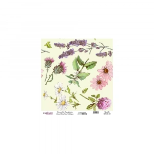 EVRENSEL PİRİNÇ KAĞIT KOLEKSİYON BEYAZ ZEMİN UC-123 30X30