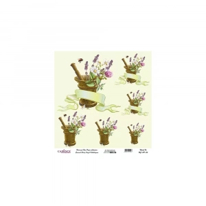 EVRENSEL PİRİNÇ KAĞIT KOLEKSİYON BEYAZ ZEMİN UC-129 30X30