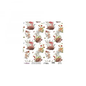 EVRENSEL PİRİNÇ KAĞIT KOLEKSİYON BEYAZ ZEMİN UC-171 30X30