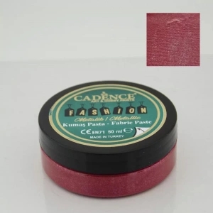 FASHION KUMAŞ PASTA METALİK FMP-05 KIRMIZI 50ML