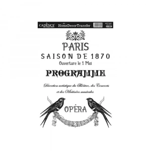 HOME DECOR HAZIR TRANSFER HDT-052 25X35