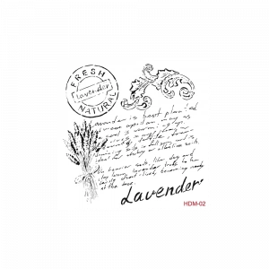 HOME DECOR MİNİ STENCIL HDM-02 25X25