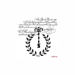 HOME DECOR MİNİ STENCIL HDM-03 25X25