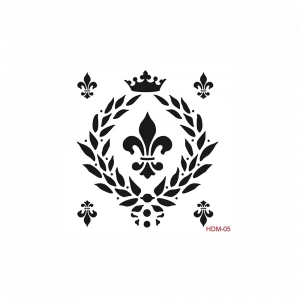 HOME DECOR MİNİ STENCIL HDM-05 25X25