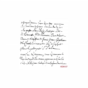 HOME DECOR MİNİ STENCIL HDM-07 25X25