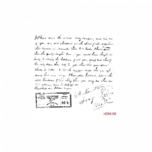 HOME DECOR MİNİ STENCIL HDM-08 25X25