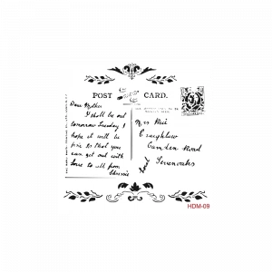 HOME DECOR MİNİ STENCIL HDM-09 25X25