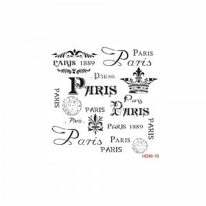 HOME DECOR MİNİ STENCIL HDM-10 25X25