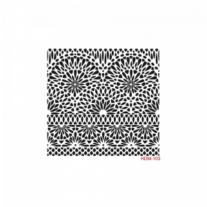 HOME DECOR MİNİ STENCIL HDM-103 25X25
