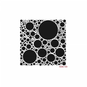 HOME DECOR MİNİ STENCIL HDM-104 25X25