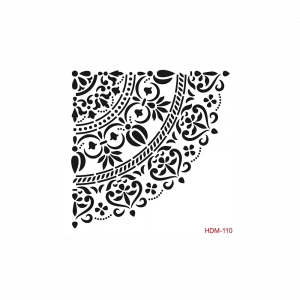 HOME DECOR MİNİ STENCIL HDM-110 25X25