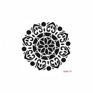 HOME DECOR MİNİ STENCIL HDM-117 25X25