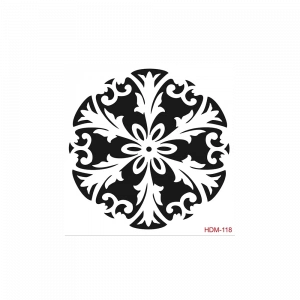 HOME DECOR MİNİ STENCIL HDM-118 25X25