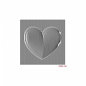 HOME DECOR MİNİ STENCIL HDM-143 25X25