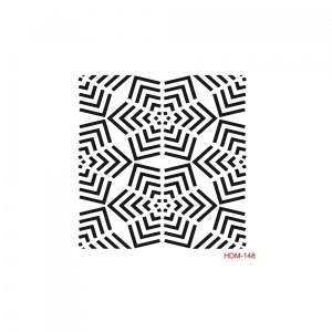 HOME DECOR MİNİ STENCIL HDM-148 25X25