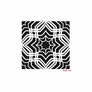 HOME DECOR MİNİ STENCIL HDM-149 25X25