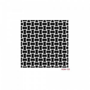 HOME DECOR MİNİ STENCIL HDM-153 25X25
