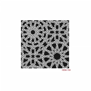 HOME DECOR MİNİ STENCIL HDM-154 25X25