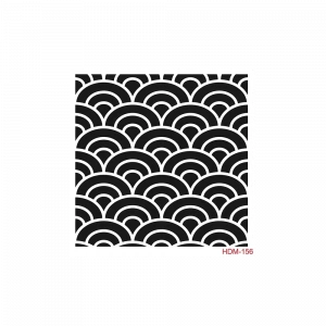 HOME DECOR MİNİ STENCIL HDM-156 25X25