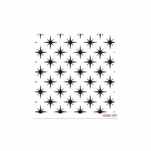 HOME DECOR MİNİ STENCIL HDM-167 25X25