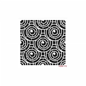 HOME DECOR MİNİ STENCIL HDM-172 25X25