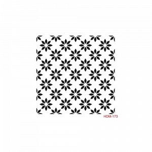 HOME DECOR MİNİ STENCIL HDM-173 25X25