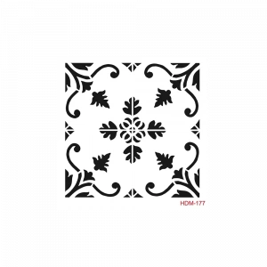 HOME DECOR MİNİ STENCIL HDM-177 25X25