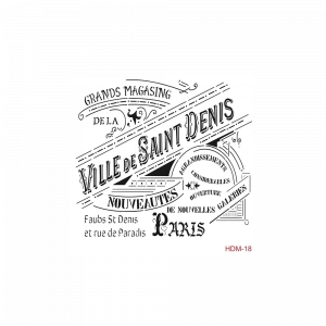 HOME DECOR MİNİ STENCIL HDM-18 25X25