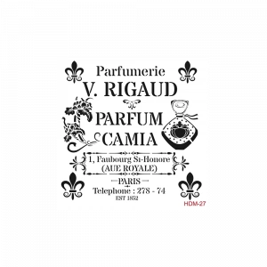 HOME DECOR MİNİ STENCIL HDM-27 25X25