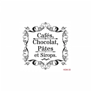 HOME DECOR MİNİ STENCIL HDM-30 25X25